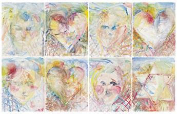 JIM DINE (1935 - ) L.A. Watercolor.